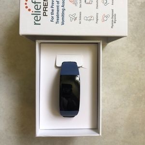 RELIEFBAND® PREMIER Motion sickness band, WEARABLE anti nausea wristband in blue